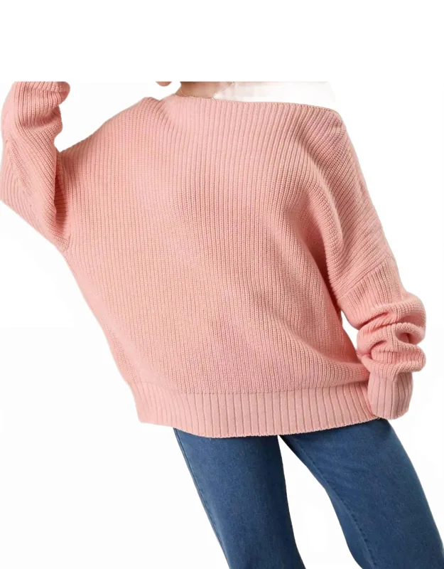 Funnel Neck Sweater Top