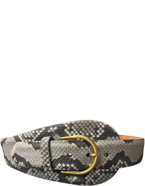 Large Tab Python Belt With Buckle