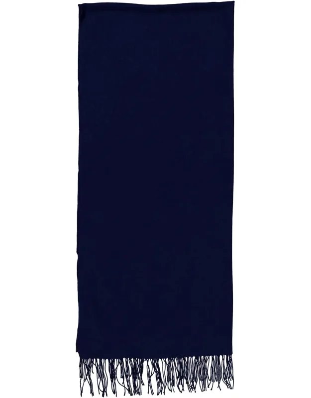 Eagle Print Fringed Scarf