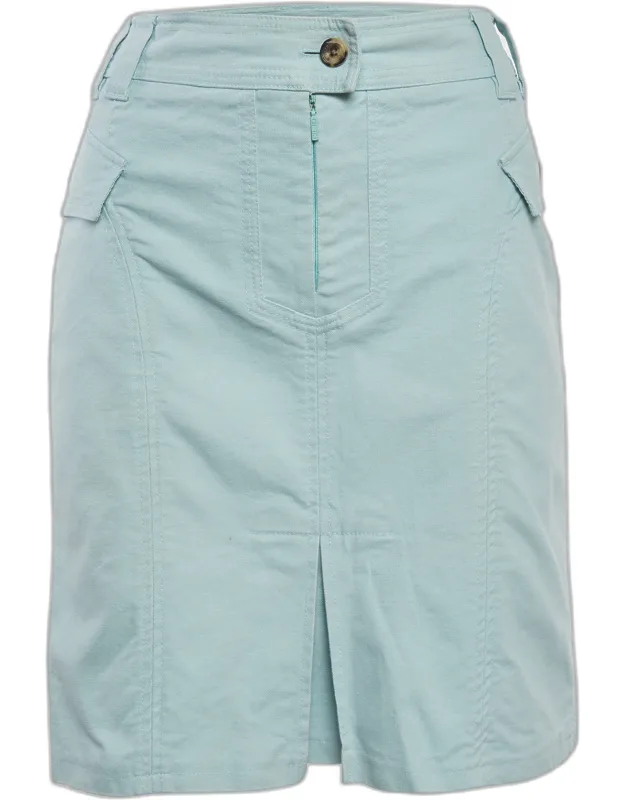 Canvas Flap Detail Mini Skirt