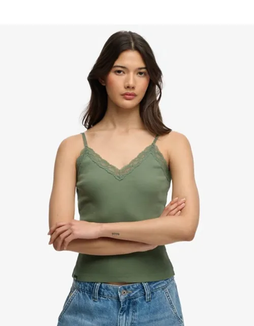 Essential Lace Trim Cami Top