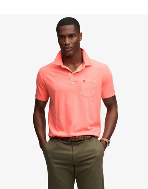 Classic Cotton Linen Polo Shirt