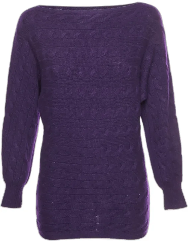 Cable Knit Dolman Sleeve Sweater