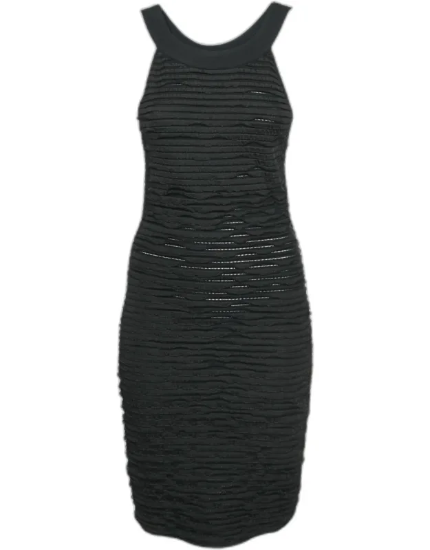 Pleated Jersey Bodycon Dress