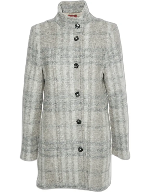 Checks Wool Coat