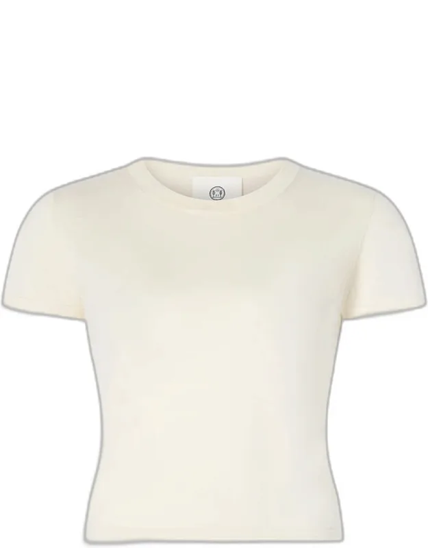 Cashmere-silk Tee
