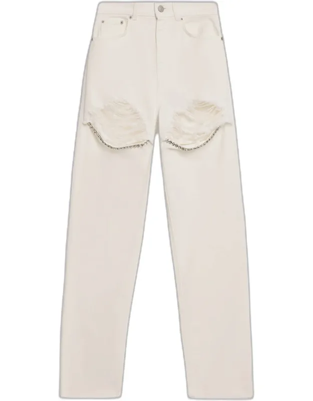 Fray Slim-leg Jeans
