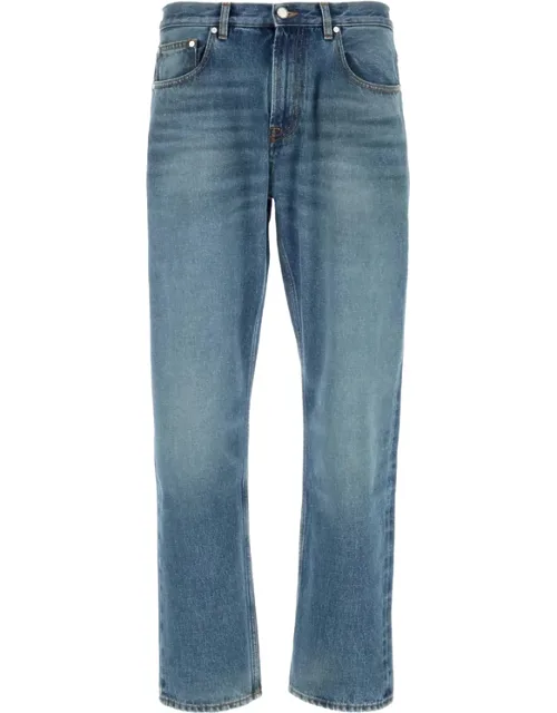 Button-fastening Jeans