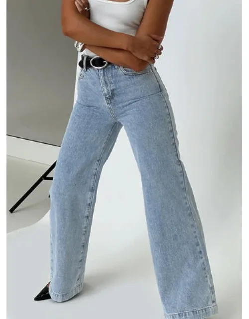High Rise Wide Leg Jeans
