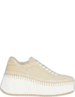 Canvas Platform Sneakers