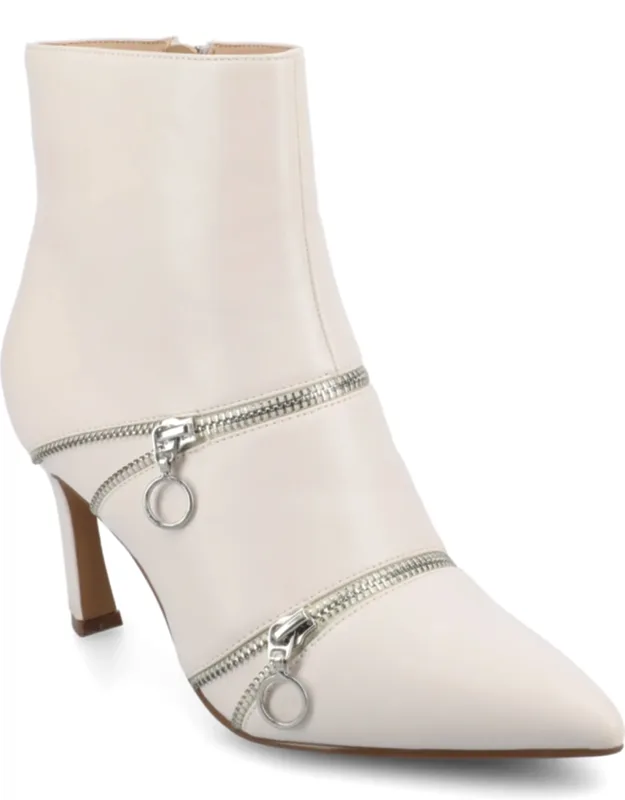 Catoa Zipper Detail Dress Booties