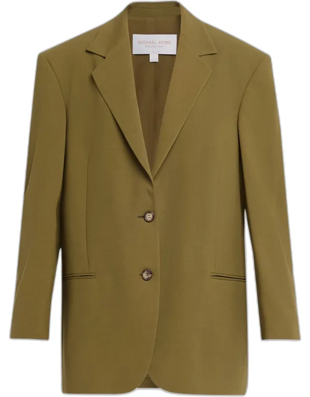Stretch Wool Blazer