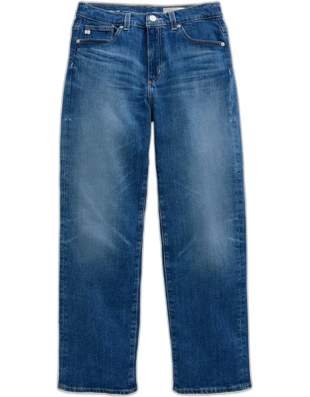 Brinley Mid-rise Straight Cropped Jeans