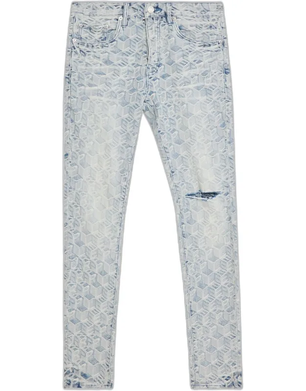 Jacquard Monogram Skinny Jeans