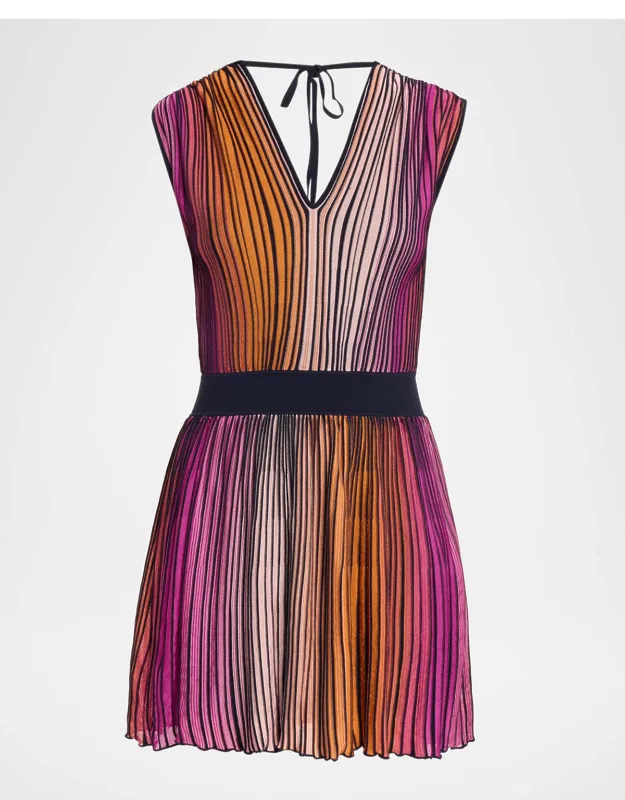 Ombre Knit Mini Dress