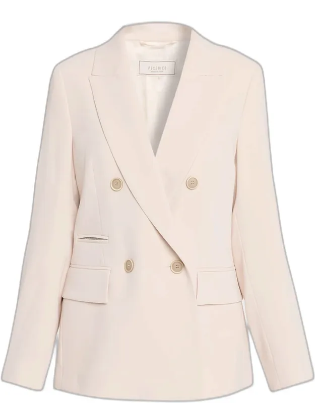 Tailored Double-breasted Blazer