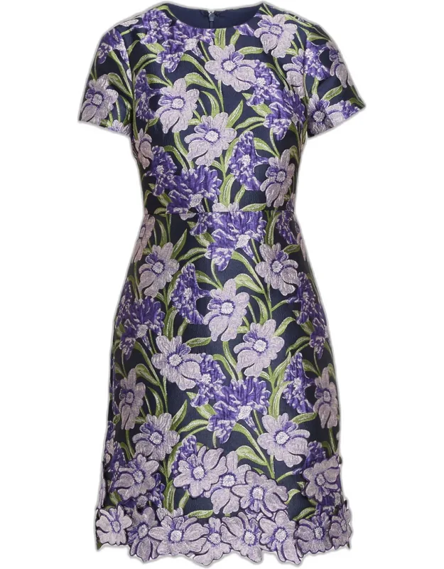 Serenza Jacquard Mini Dress
