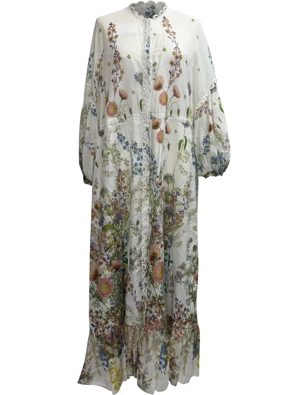 Floral Print Long Dress