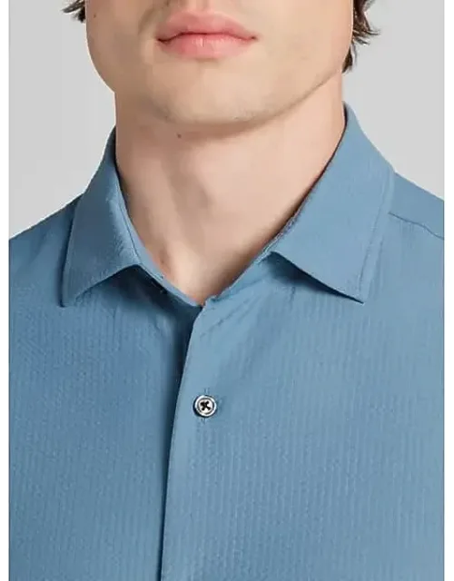 Slim Fit Patterned Button-up Shirt