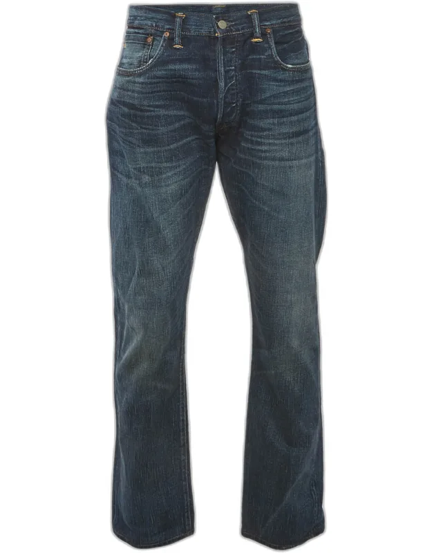Washed Denim Slim Fit Jeans