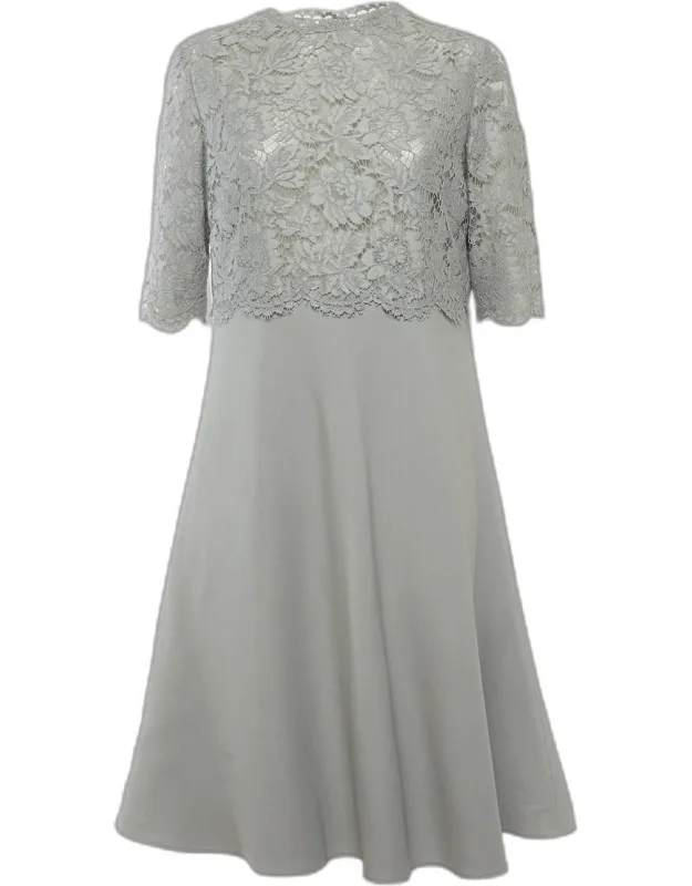 Lace And Wool Dress