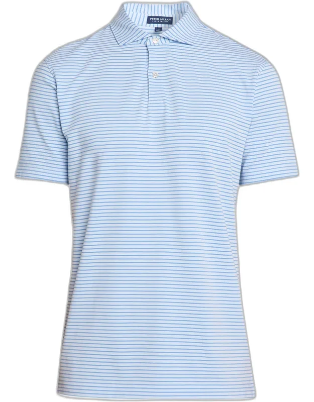 Crown Crafted Albatross Stripe Pique Polo Shirt