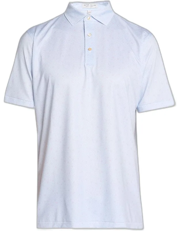Geo Skull Performance Jersey Polo Shirt