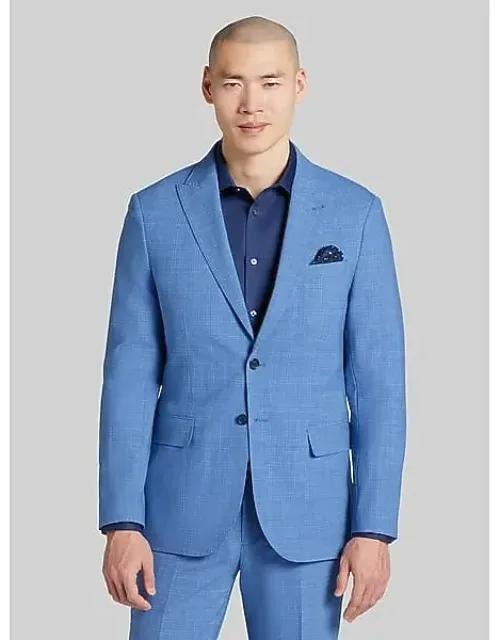 Slim Fit Mini Check Suit Jacket