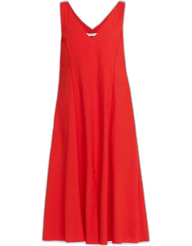Linen Midi Dress