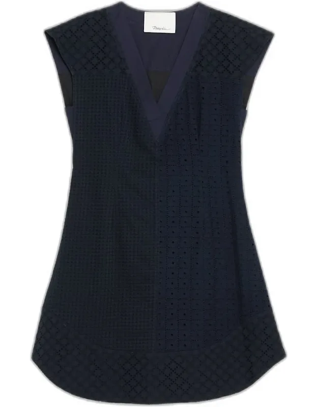 Broderie Anglaise Shift Dress