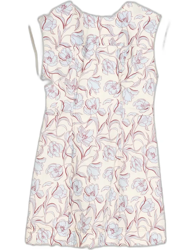 Floral Cap-sleeve Mini Dress