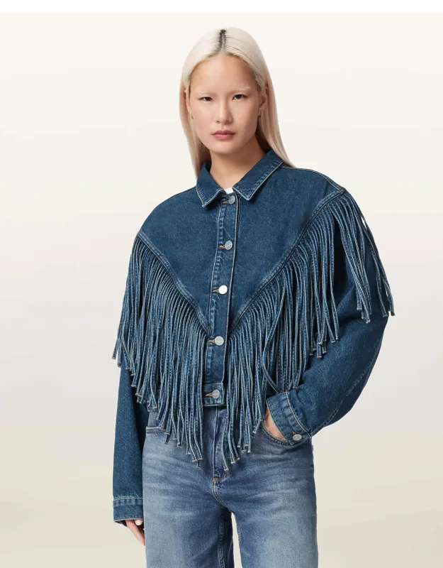 Marlene Westen Tassel Denim Jacket