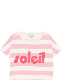 Soleil Striped Graphic T-shirt