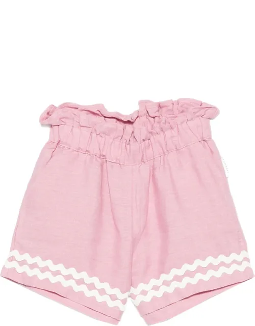 Ruffled Zig-zag Shorts