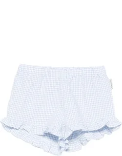 Colette Gingham Ruffled Shorts
