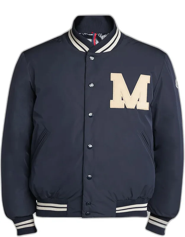 Lateltin Padded Varsity Bomber Jacket