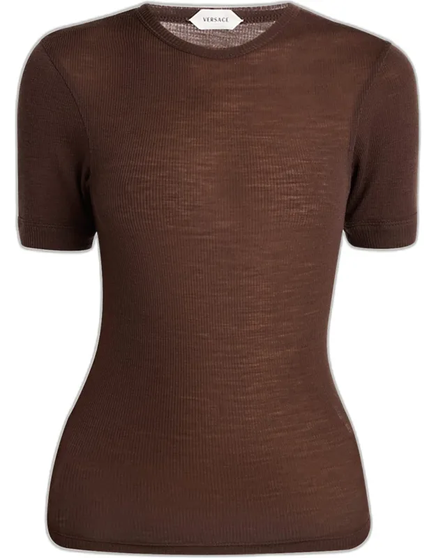 Ribbed Wool Tee