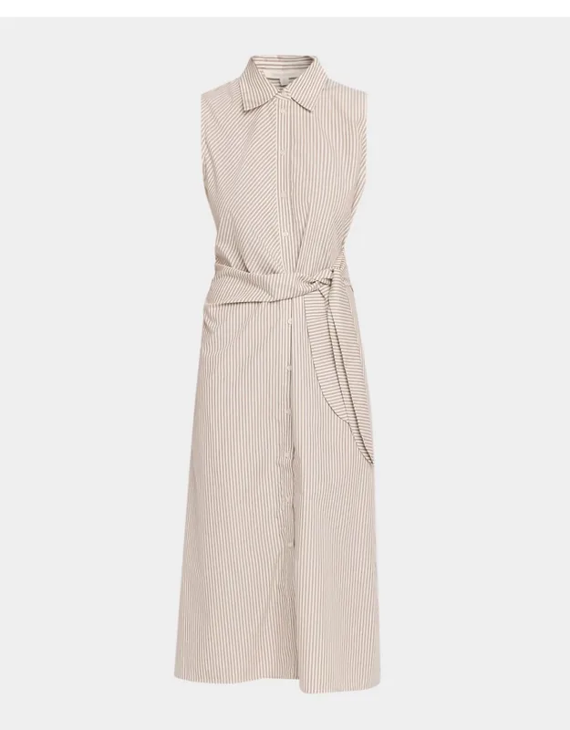 The Good Behavior Striped Midi Dress