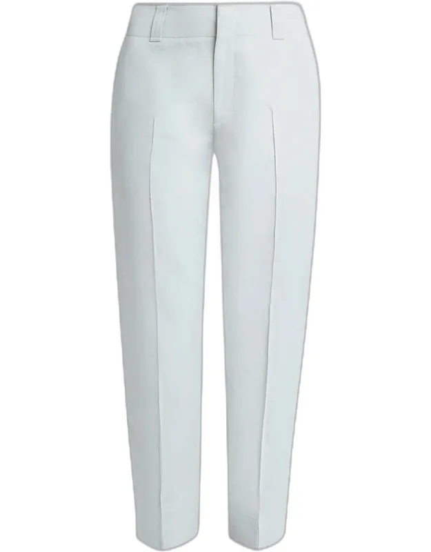 Linen-cotton Pintuck Trousers