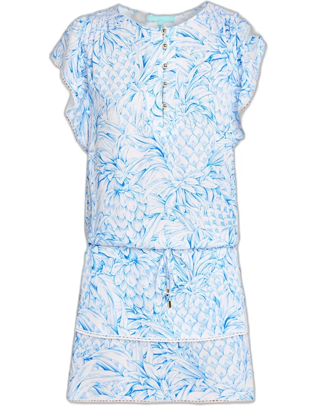 Lenni Pineapple Mini Dress