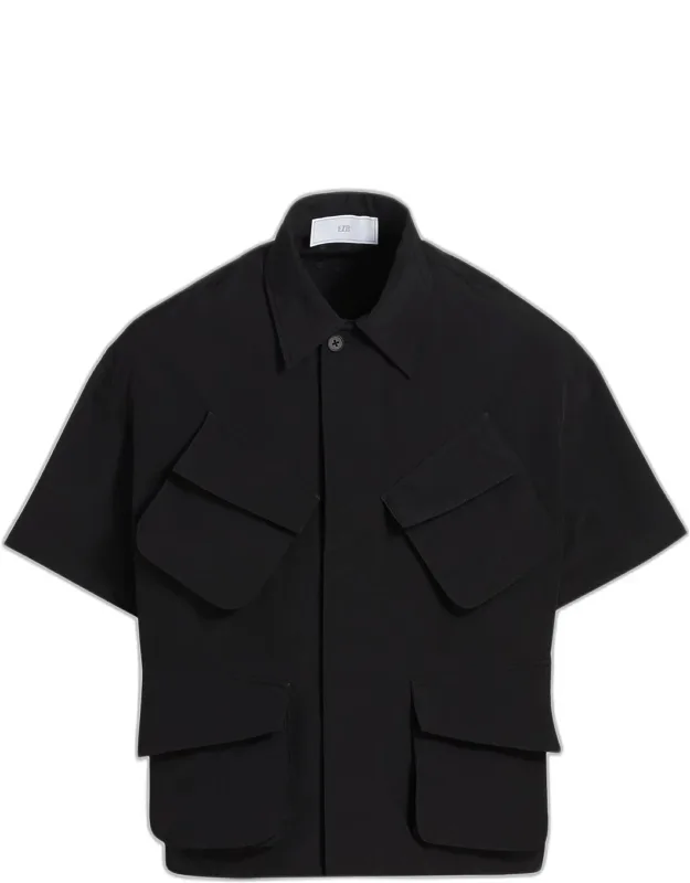 Nylon Ripstop Cargo Pocket Shirt