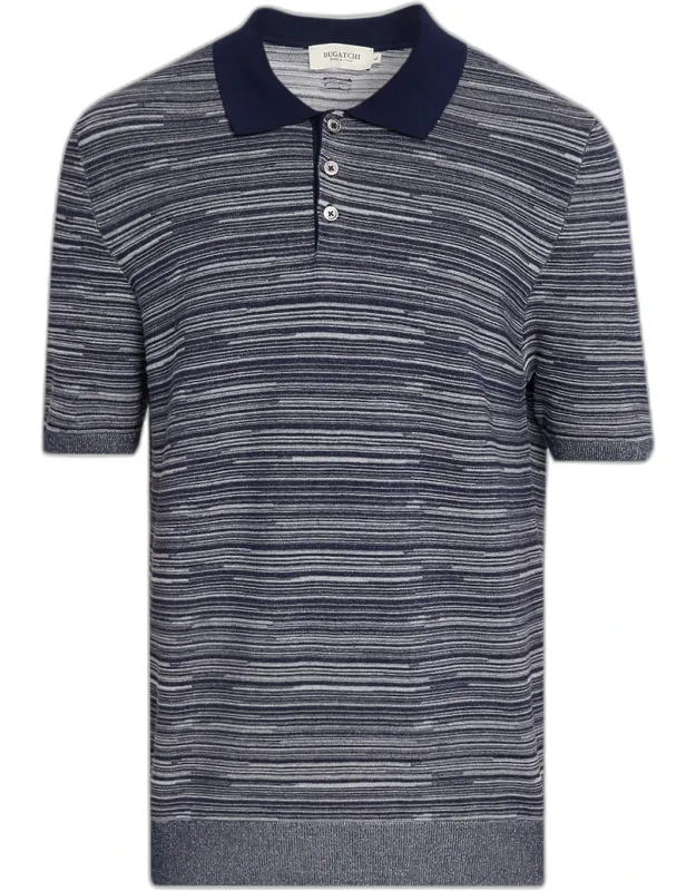 Variegated Stripe Polo Shirt