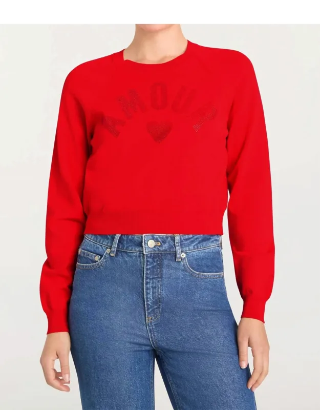 Amour Heatset Pullover Sweater