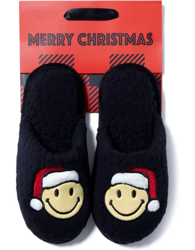 Cozyfoams Holiday Novelty Scuff Slippers With Gift Bag