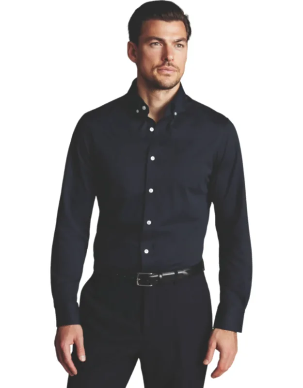 Four-way Stretch Button Down Jersey Shirt