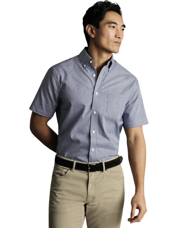 Non-iron Stretch Check Shirt