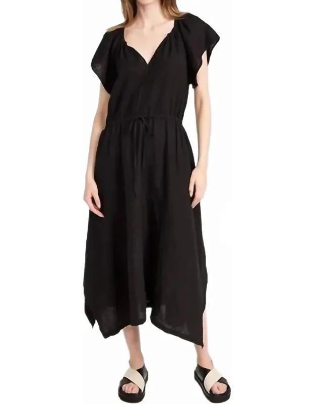 Woven Linen Dress