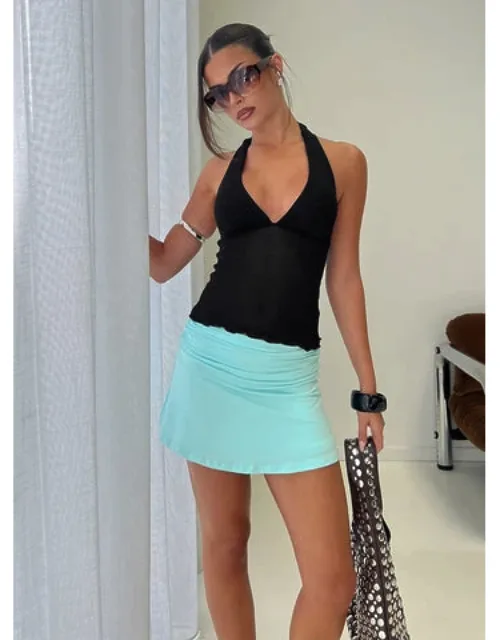 Ruched Mini Skirt