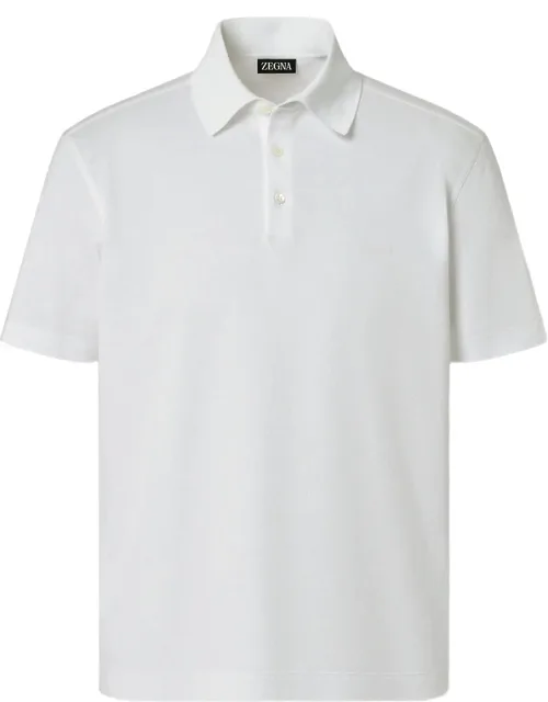 Optical White Polo Shirt