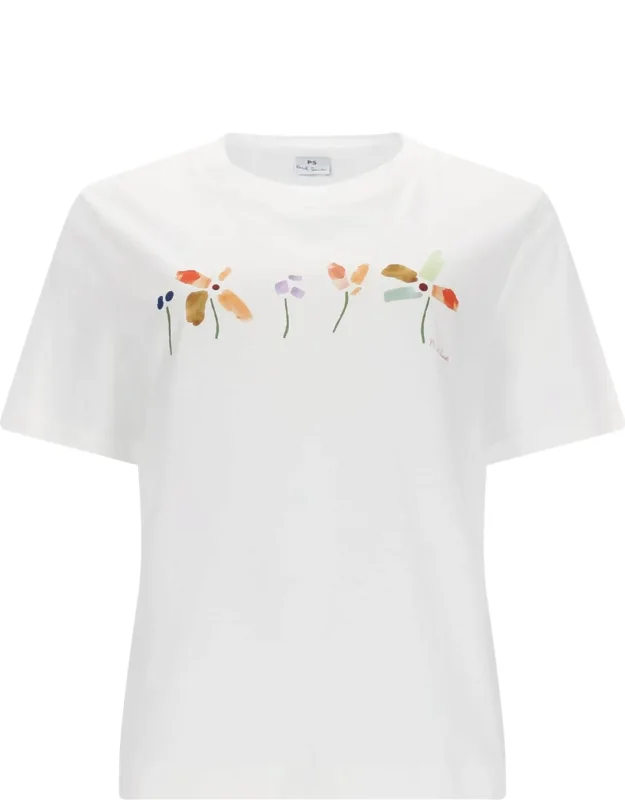 T-shirt "row Of Flowers"
